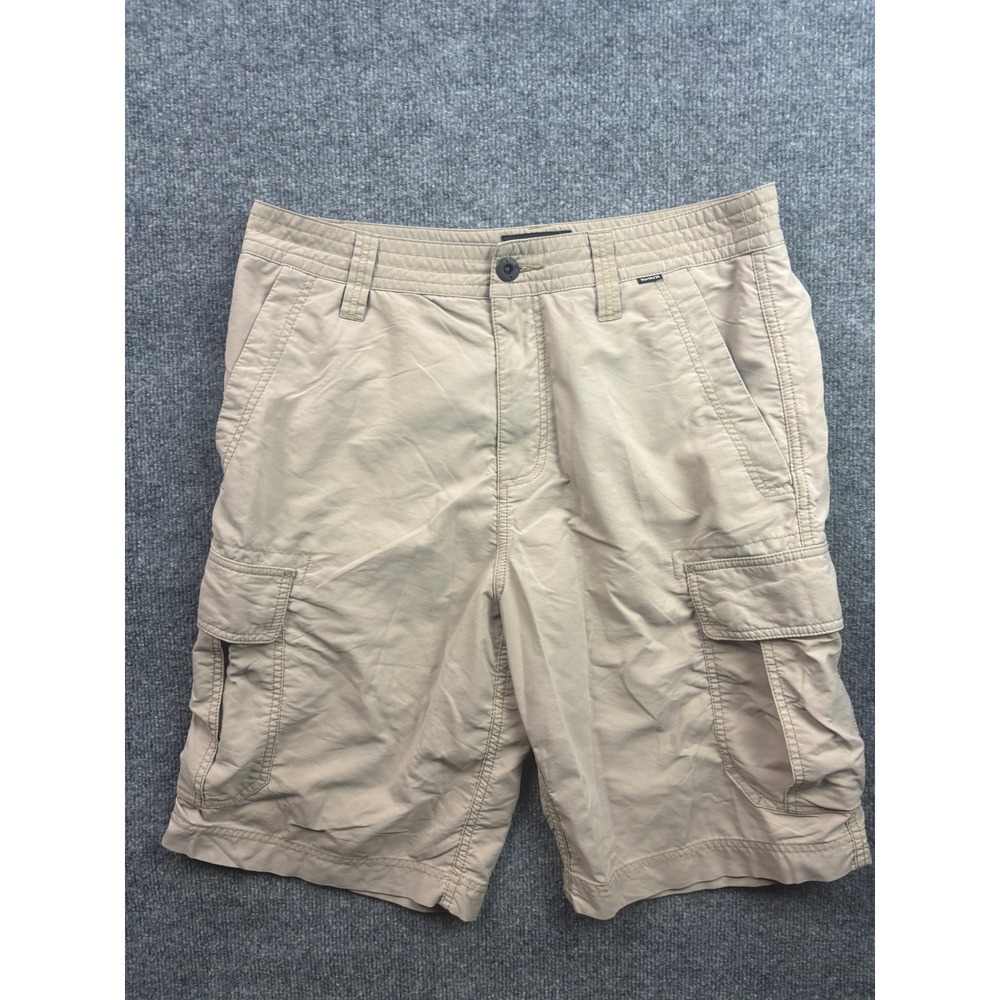 Hurley Cargo Shorts Mens 32 Tan Buckle Exclusive Stretch Outdoor Casual Pocketed